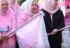 Ketua TP-PKK BKOW dan DWP Ikut Meriahkan Kegiatan Fun Walk 