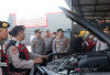 Cegah Gangguan Kamtibmas, Polres Lahat Gelar Pengecekan Ranmor dan Alat Dalmas